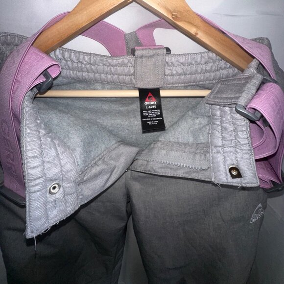 Gerry Grey Snow pants with Suspenders L 14/16 - Picture 3 of 6
